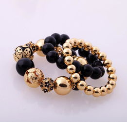 女人飾界 歐美時尚飾品批發(fā)，多層次串珠女士彈力手鏈廠家直銷